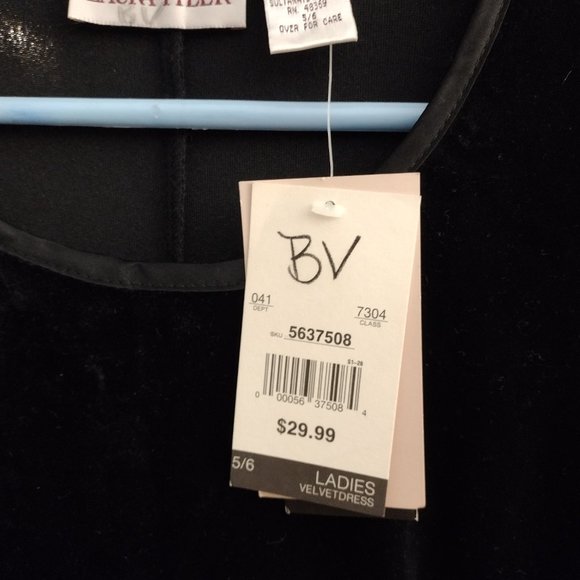 Vintage Laura Tyler velour Dress - Size 5/6 NWT - Picture 3 of 3